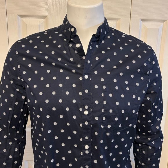 H&M Button Down Long Sleeve Shirt Men's Médium - Picture 3 of 5